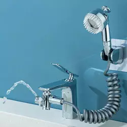 Душова лійка-насадка зі шлангом Faucet With Shower, набір із фільтром і перехідником на кран