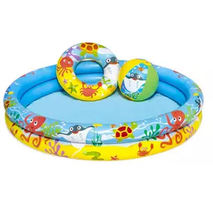 Дитячий басейн Підводний світ, Bestway+м'яч і коло