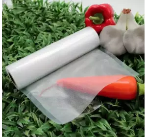 Вакуумні пакети для вакууматора 30х500 см у рулоні харчові для зберігання їжі продуктів