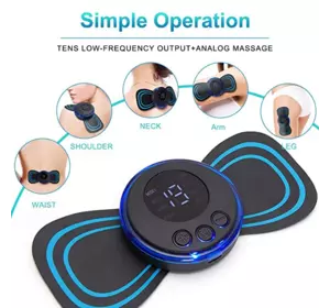 Імпульсний масажер міостимулятор EMS Mini Massage Stick