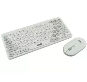 Комплект бездротової клавіатура з мишею 5263 White