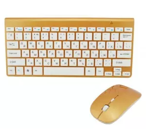 Бездротова клавіатура з мишею в стилі Apple