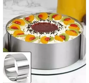 Форма розсувна Cake Ring 28 х 10 см Кругла для тортів салатів