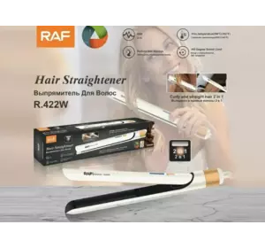 Праска для волосся RAF керамічне покриття, 120-220 °C Білий