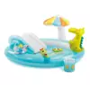 Детский надувной бассейн с горкой Intex Аллигатор
