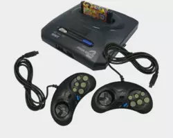 Игровая приставка 16 bit Sega Mega Drive 2 (Сега Мегадрайв) 5 встроенных игр, 2 джойстика