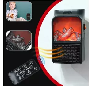 Обогреватель портативный Flame Heater с пультом 900 Вт