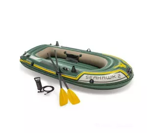 Лодка надувная весельная Intex SeaHawk 200 Set
