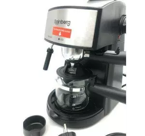 Электрическая капельная кофеварка с капучинатором рожковая экспрессо Espresso Rainberg