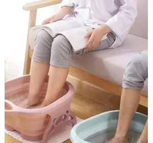 Складная ванночка массажер для ног для педикюра и релакса