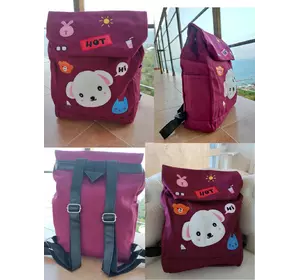 Красивый детский рюкзак с милым принтом и нежных цветах БАРДО