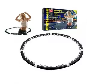 Масажний обруч халахуп Massaging Hoop Exerciser Professional Bradex з магнітами